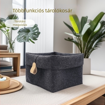 Filc tároló kosár, japán stílusú, modell DF-545685