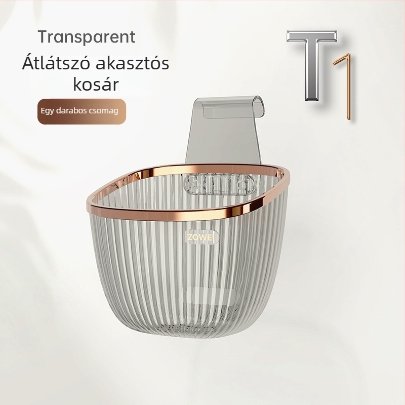Minimalista elegáns függő kristály tároló kosár konyhához, fürdőszobához és hálószobához