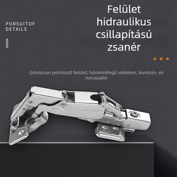 165°/175°/180° csillapított ajtócsukló, nagy szögű, L alakú sarokajtócsukló, ívelt ajtócsukló