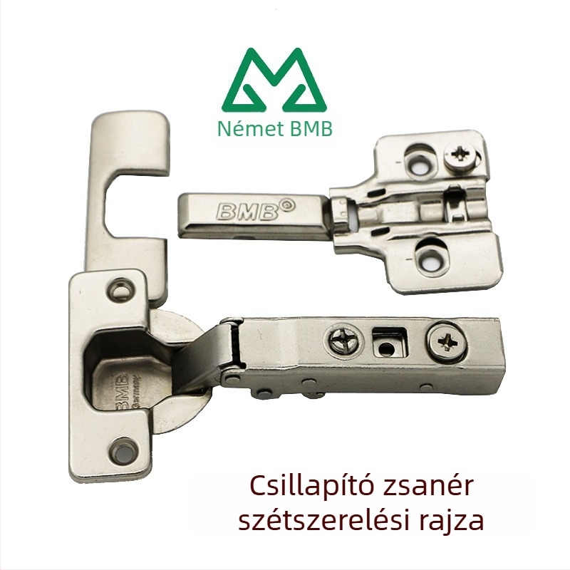 BMB 3D dampoló pántok szekrényekhez és gardróbokhoz, hidraulikus zárással