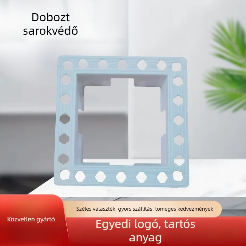Univerzális négyzet alakú sarkvédő kapcsolóaljzathoz, elektromos-, vízvezeték- és asztalos projektekhez