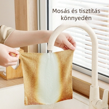 Vastagított egyszer használatos konyhai törlőkendők, zsíroldó, mosható, száraz és nedves használat, dobozos csomagolás