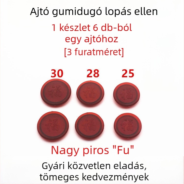 Betörés elleni ajtó – kör alakú lyukdugó, dekoratív lyukfedő, belső dugó ajtókhoz és ablakokhoz