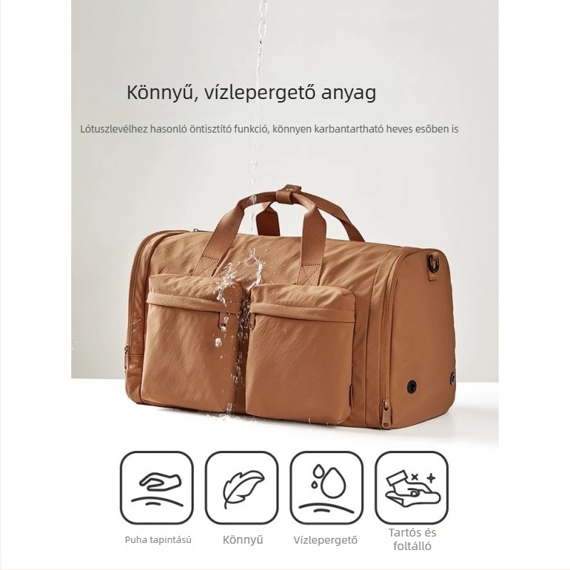 Összecsukható kézitáska utazáshoz, könnyű, nagy kapacitású, extra táskával