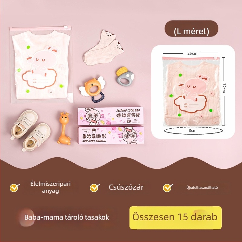 Óvodai tároló táska gyerekeknek – zárható, vízálló utazási szervező ruhákhoz és kellékekhez