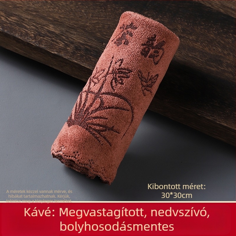 Nedvszívó, vastag teázóasztal kendő, kis méretű, teáskészlet kiegészítő