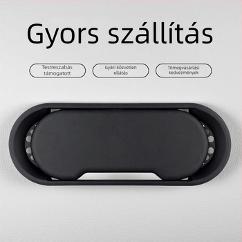 Ovalis kábelmenedzsment doboz ABS műanyagból, kábelnyílás fedél, dekoratív panel irodai bútorokhoz