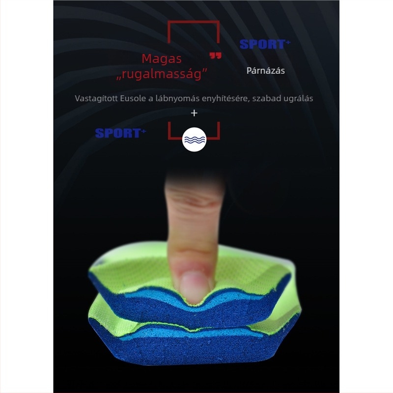 Runeasy Akh528 Ortholite memória talpbetét sportcipőkhöz – teljes talpbetét, nyomtatott minta, méretek 34/36/38, tavasz