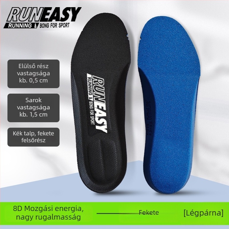 Runeasy Akh528 Ortholite memória talpbetét sportcipőkhöz – teljes talpbetét, nyomtatott minta, méretek 34/36/38, tavasz