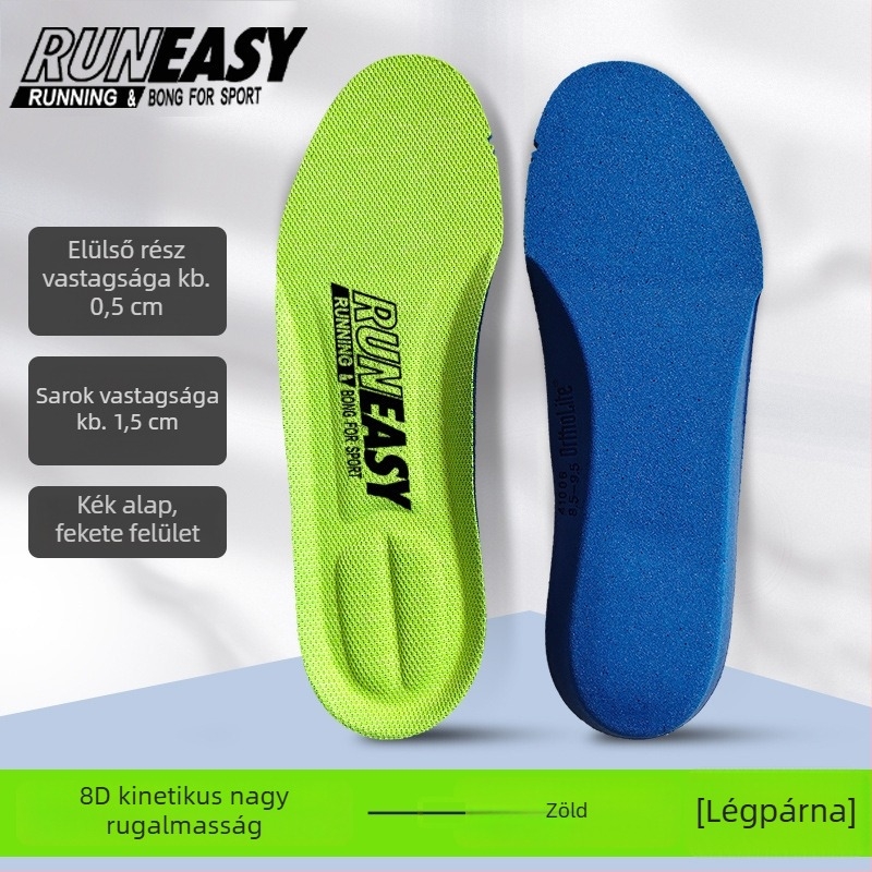 Runeasy Akh528 Ortholite memória talpbetét sportcipőkhöz – teljes talpbetét, nyomtatott minta, méretek 34/36/38, tavasz