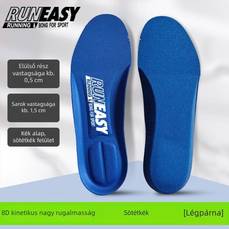 Runeasy Akh528 Ortholite memória talpbetét sportcipőkhöz – teljes talpbetét, nyomtatott minta, méretek 34/36/38, tavasz