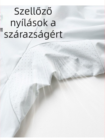 Unisex kültéri UV-védő kabát - könnyű, kapucnival, gyorsan száradó és lélegző, tavasz-nyár, UPF 50