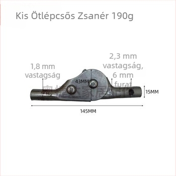 Kovácsoltvas ágyhoz való hardveres kiegészítők otthoni használatra, európai stílusú ágy öt pozíciójú csuklópántokkal, összekötő fémdarabok