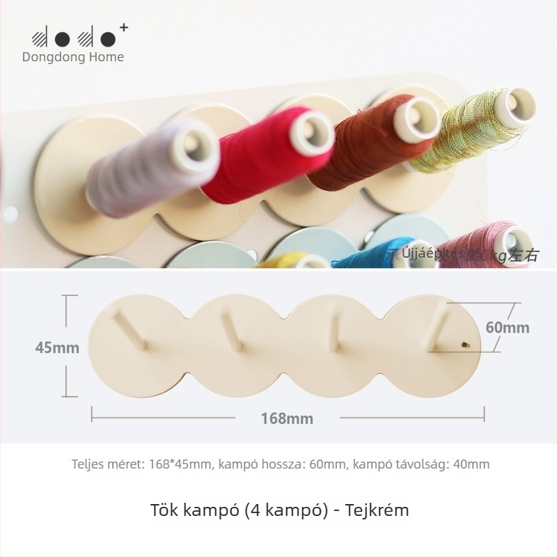 Fém perforált panel tartozékok – mágneses akasztók, lyukasztás nélkül, telepítés nélkül, ragasztószalag tároló