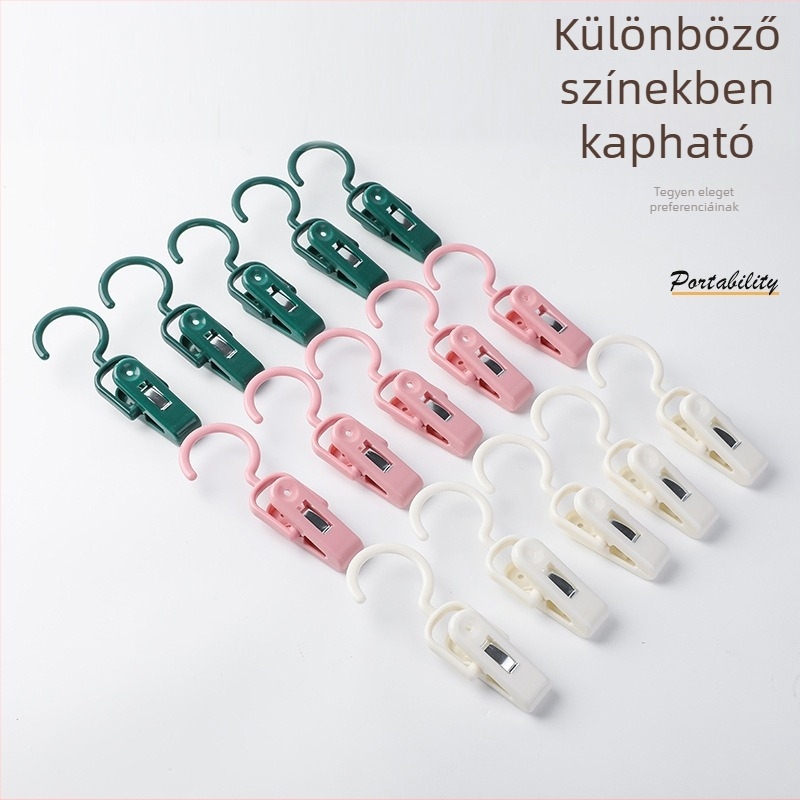 Többfunkciós csipesz kampóval kalapokhoz, nadrágokhoz, zoknikhoz és ruhákhoz