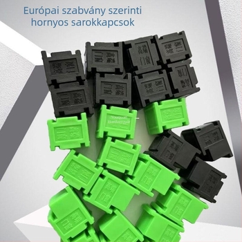 EUR-szabványú sarokcsatlakozó alumínium-plasztik ajtó- és ablakprofilokhoz, bemutató példány termoszigetelt ablakokhoz