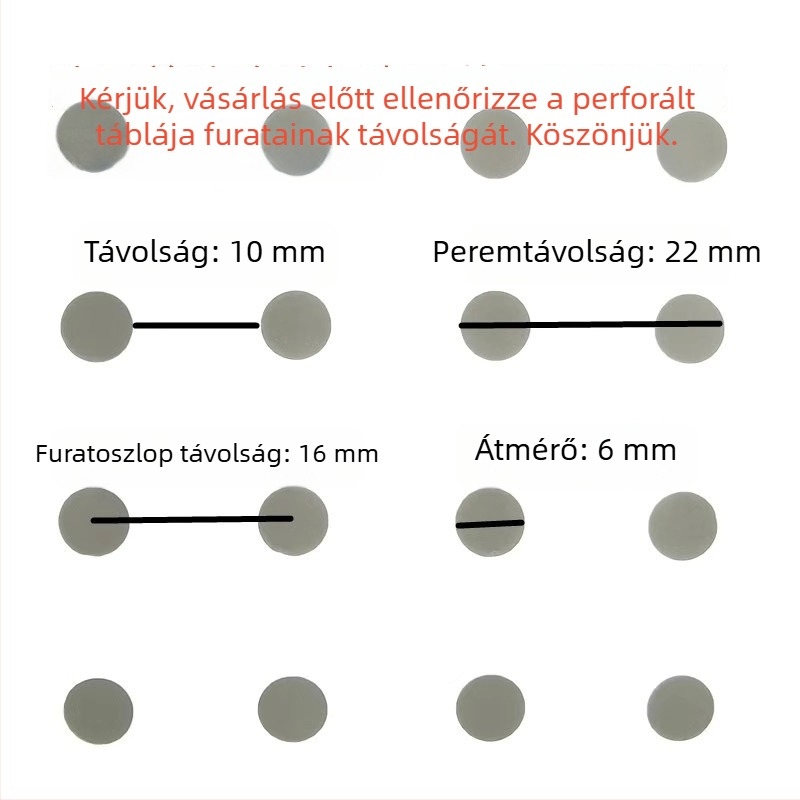 Kovácsoltvas perforált paneles függőkosár – tárolókosár