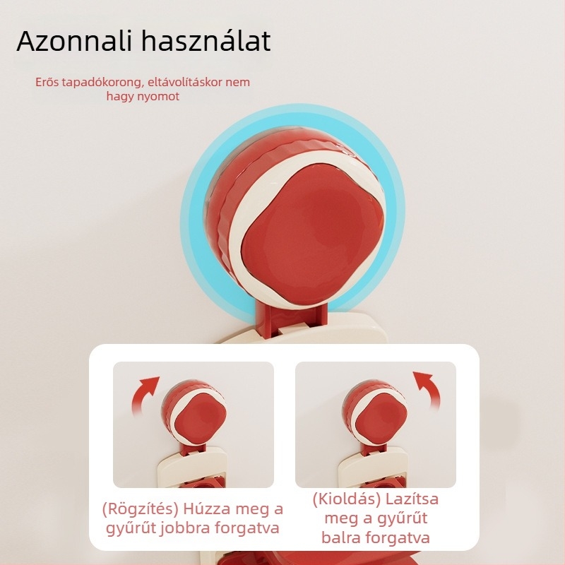 Kalap tároló klip – fúrás nélküli szervező a szekrényhez, háromsoros modern PP kalapakasztó, baseball- és babakalapokhoz, 3-5 kg terhelhetőség