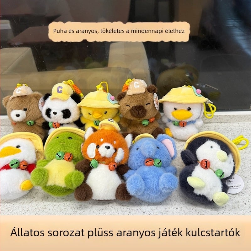 Illatos plüssmackó, lógatható dísz, születésnapi ajándék
