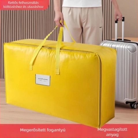 Kötött műanyag tároló táska költözéshez, vízálló és kopásálló, nagy kapacitású rendszerező