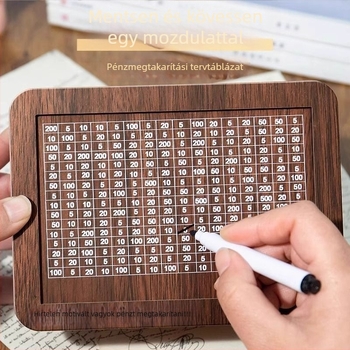 Fa digitális persely – csak betétek, retro dizájn, kiváló kreatív születésnapi ajándék