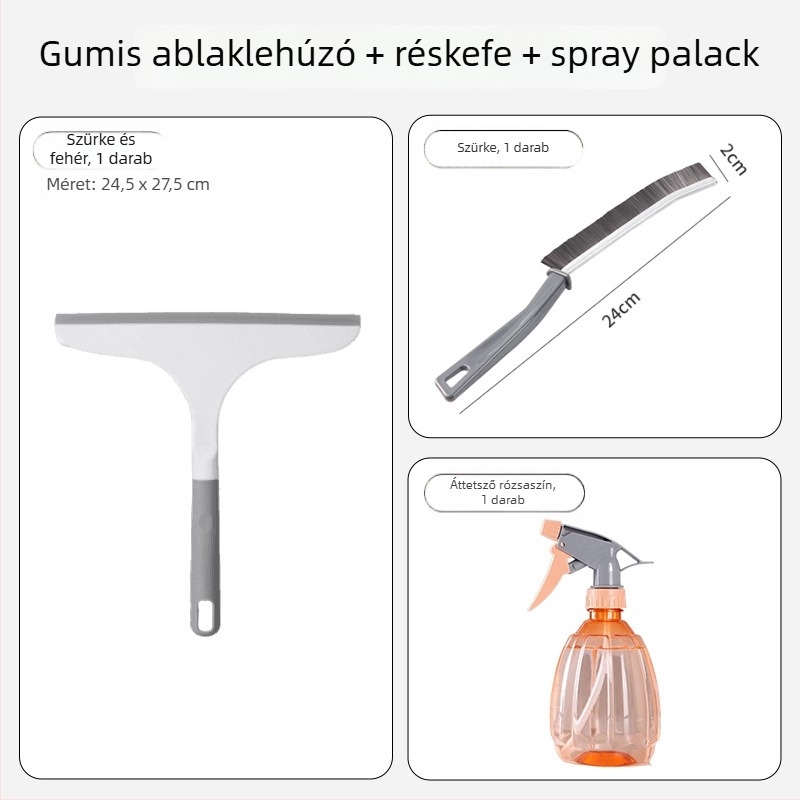 Műanyag ablaküveg kaparó — egyoldalas tisztító eszköz