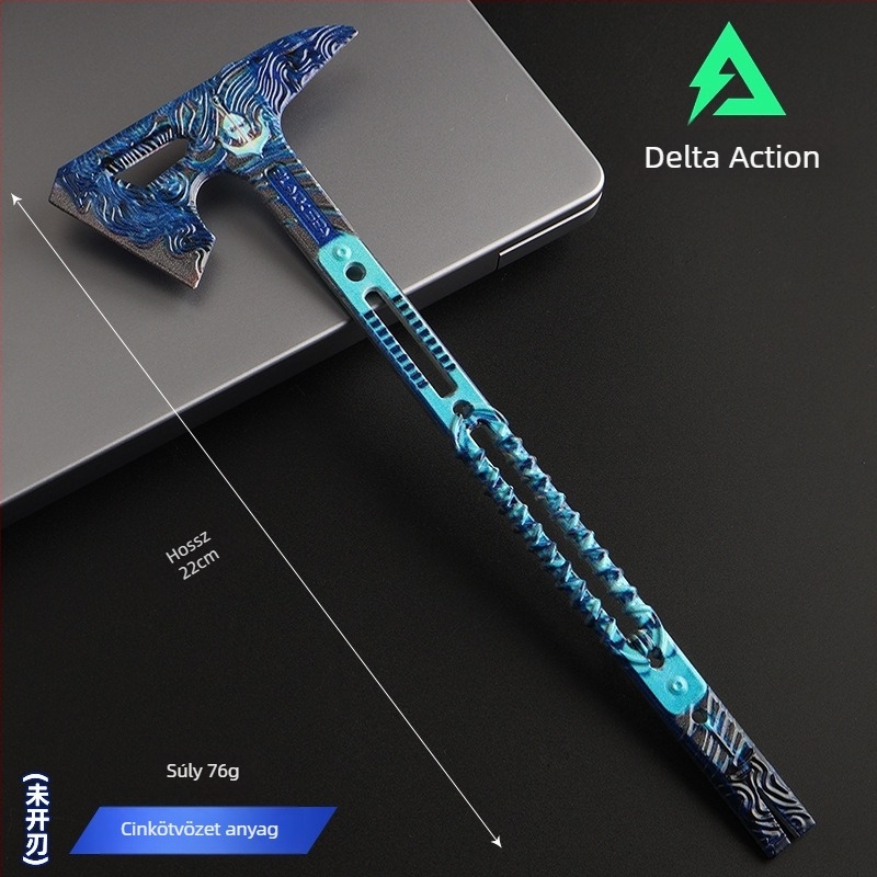 Delta Operation Polaris zsebkés – játékperiféria, fém játékmodell kilövő mechanizmussal, ötvözet figurája, férfi karakter, élesítés nélküli