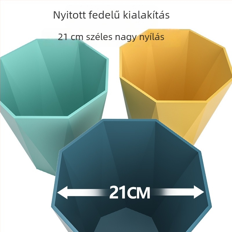 Nordic stílusú szemetes otthonra és nappaliba, nagy kapacitású, kreatív dizájn a konyhába és az irodába