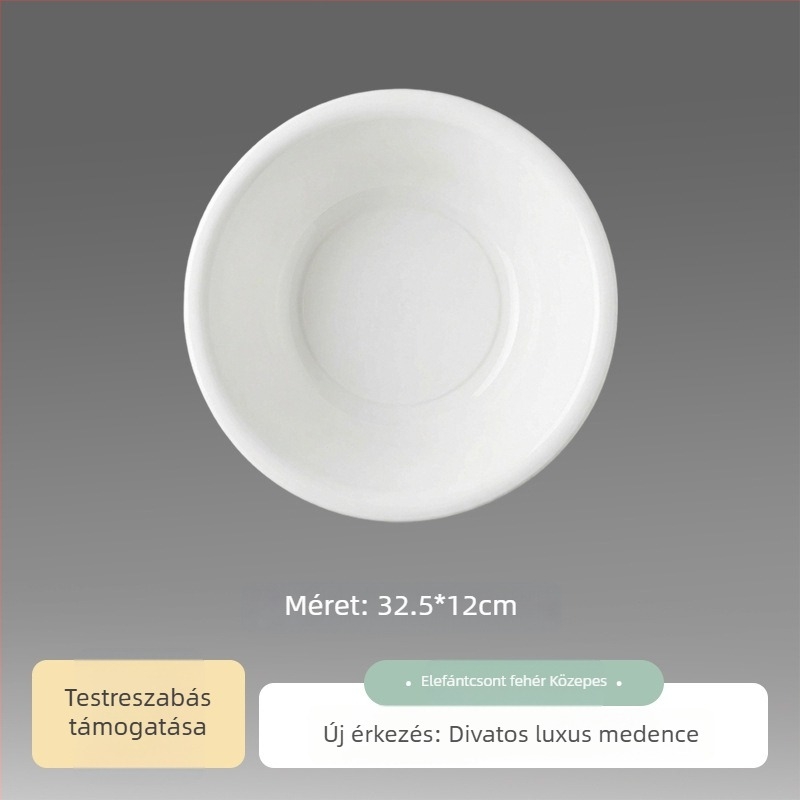 Összecsukható műanyag mosókád arc- és hajmosáshoz, kerek műanyag mosókád zöldségek mosásához, bővíthető nagy kád.