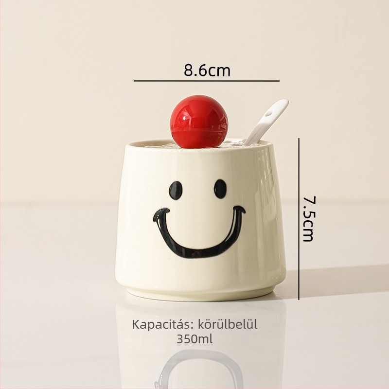 Krém színű kerámia só- és fűszertartó készlet