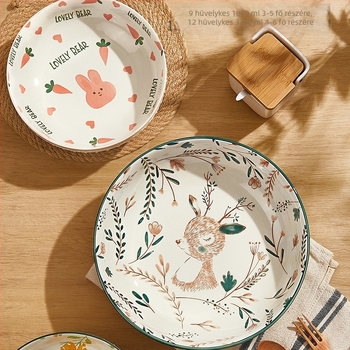 Fekete porcelán levesestál, 2025-ös új modell, extra nagy méret, otthoni használatra – nagy tál halhoz savanyúkáposztával