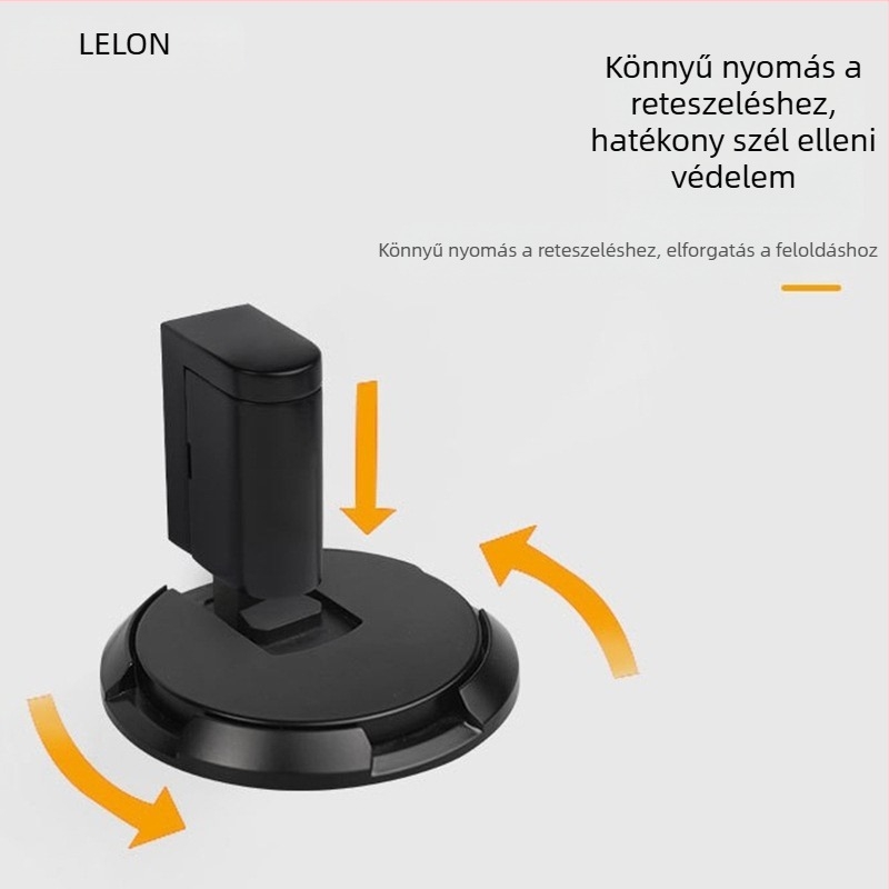 Földre szerelt ajtónyomó szívó, fúrás nélkül, nem mágneses, hálószoba és fürdőszoba ajtóihoz