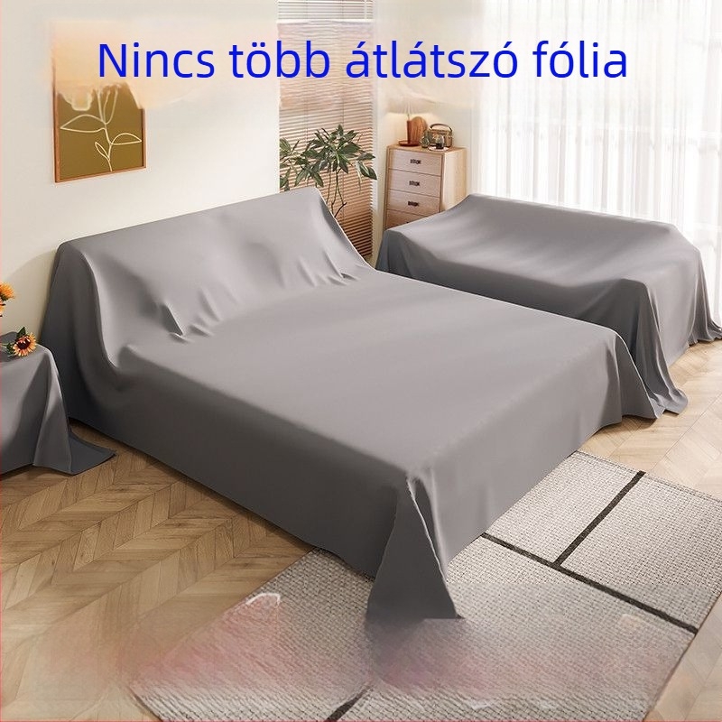 Teljes porvédő huzat ágyhoz és kanapéhoz, bútorvédő, vastagított kivitel