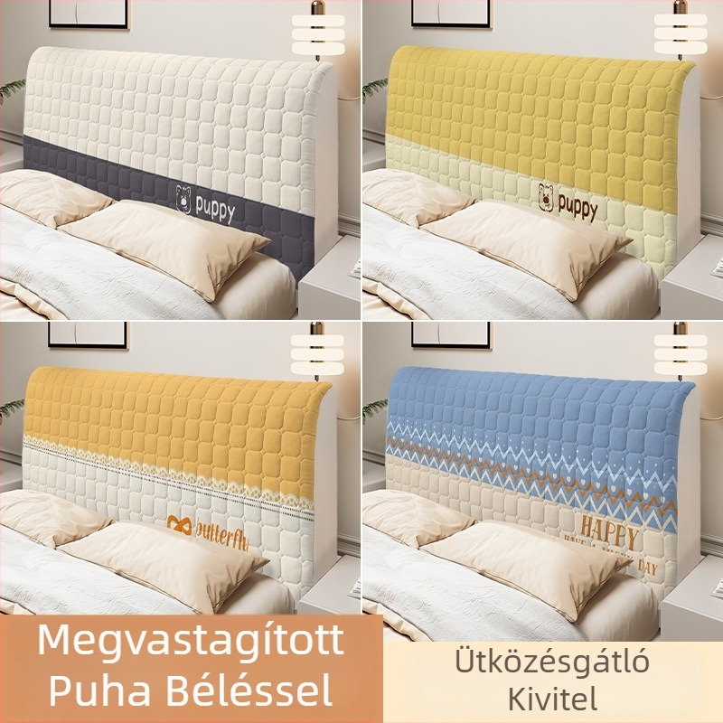Új fejtámla-huzat – kapitone, porvédő, univerzális méret