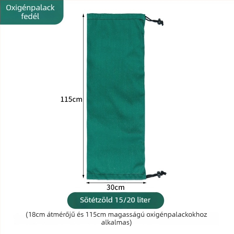 Vastag vászon porvédő huzat oxigén-palackhoz 10L, 20L, 40L