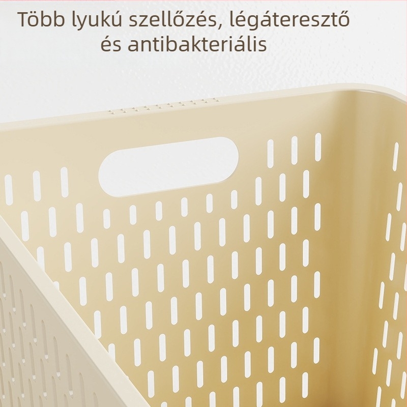 Műanyag asztali tároló doboz vegyes tárgyakhoz, nassolnivaló és játék szervező, könyvek rendezésére szolgáló kosár kollégiumi szobához