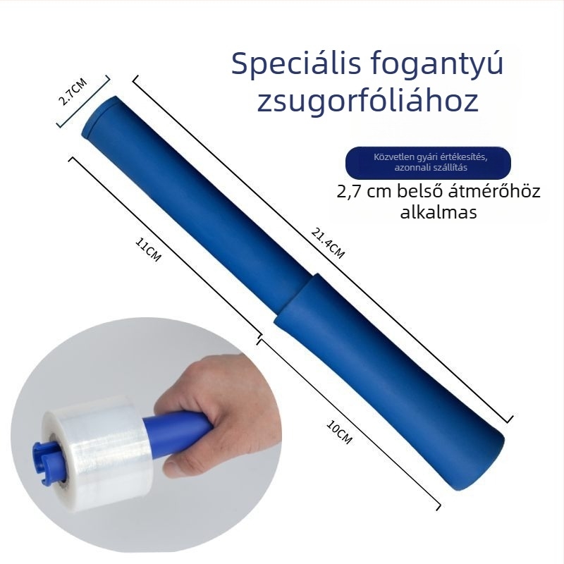 Műanyag fóliakezelő fogó és kézvédő a nyújtott fóliához