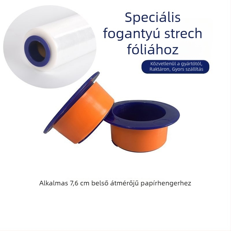 Műanyag fóliakezelő fogó és kézvédő a nyújtott fóliához