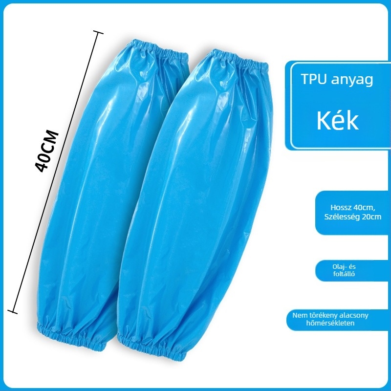 Vízálló PVC ujjvédők kőfeldolgozáshoz, kopásálló, olaj- és szennyeződésálló, felnőtteknek