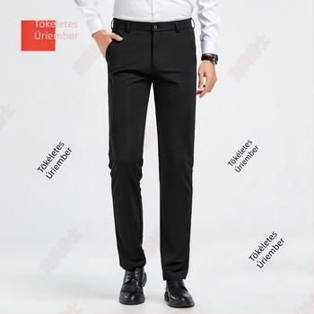 Férfi Corduroy öltöny nadrág, slim fit, 3/4 hossz, drapírozott esés, prémium minőség
