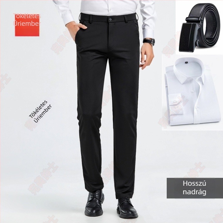 Férfi Corduroy öltöny nadrág, slim fit, 3/4 hossz, drapírozott esés, prémium minőség