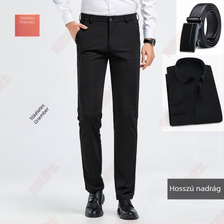 Férfi Corduroy öltöny nadrág, slim fit, 3/4 hossz, drapírozott esés, prémium minőség