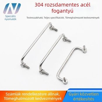 Newlite 304 rozsdamentes acél összecsukható fogantyú – mobil ipari fogantyú szerszámosládához, szekrényhez, ajtóhoz és ablakhoz