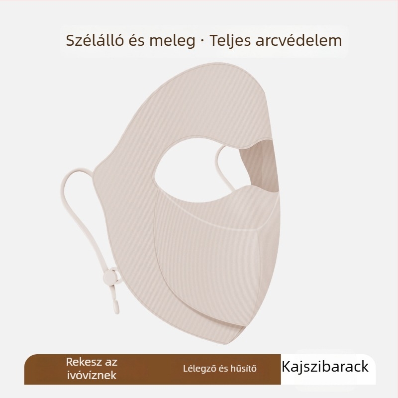 Mosható teljes arctöröl masz nőknek, divatos facekini őszre és télre, szélálló és hideg elleni védelem