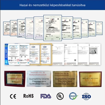304 rozsdamentes acélból készült nehéz ipari csuklók szekrényekhez és dobozokhoz, hajlított panelek