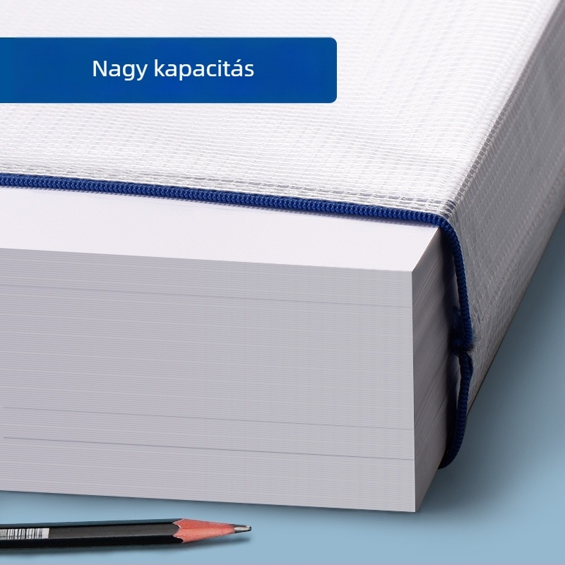PVC átlátszó zipzáros irattároló hálós mintázattal, nagykapacitású A3 művészeti papírokhoz, vízálló