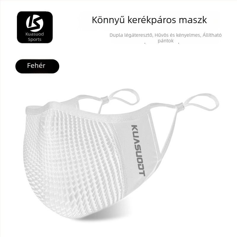 Cross-Speed Ice Silk kerékpáros maszk – szélvédő, porálló, légáteresztő, sporthoz és futáshoz, UV védelemmel