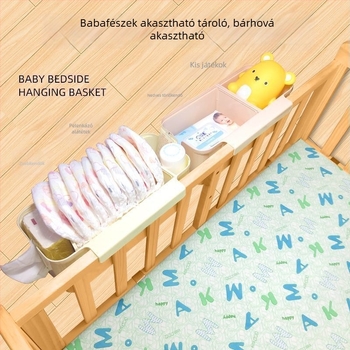 Függő pelenkatartó kosár bölcsőhöz