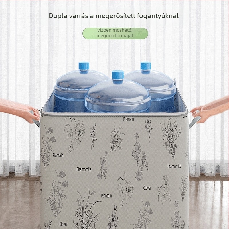 Megvastagított extralarge paplan tároló táska, nagy kapacitású, nedvességálló, többfunkciós ruhatároló