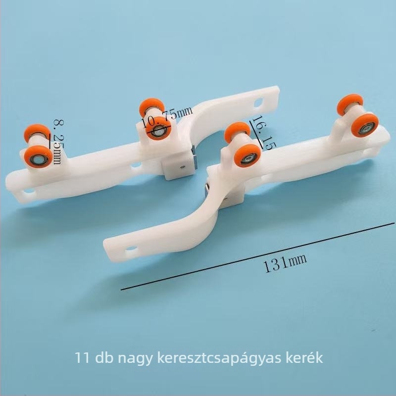 Függönycsíkhoz tartozó görgő, függöny kiegészítők, mágneses kereszt-stop